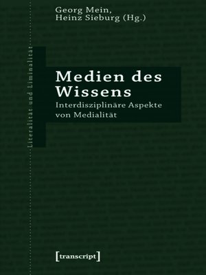 cover image of Medien des Wissens